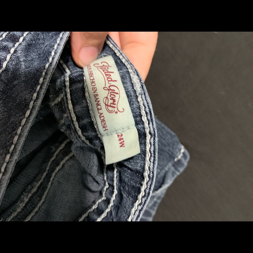 Faded glory jeans plus